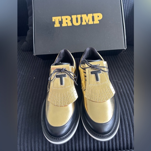 NEW‼️ THE TRUMP PRESIDENTIAL GOLF SHOES - Sizes 10M/11.5W x 2 & 12M/13.5W main image 6